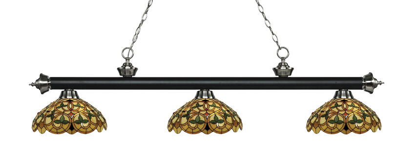 Z-Lite 743P12-MB Z-Studio Linen Pendant, 1-Light 60 Watts