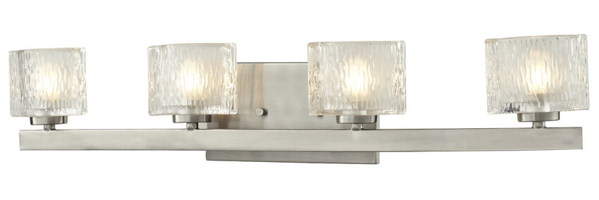 z-lite 3027???4?V Rai 4ライトAda準拠浴室洗面化粧台ライトwithクリアガラス、 3027-4V 1 エアーピロートップ セミシングル SS 幅90 厚さ3cm airpt-ss90